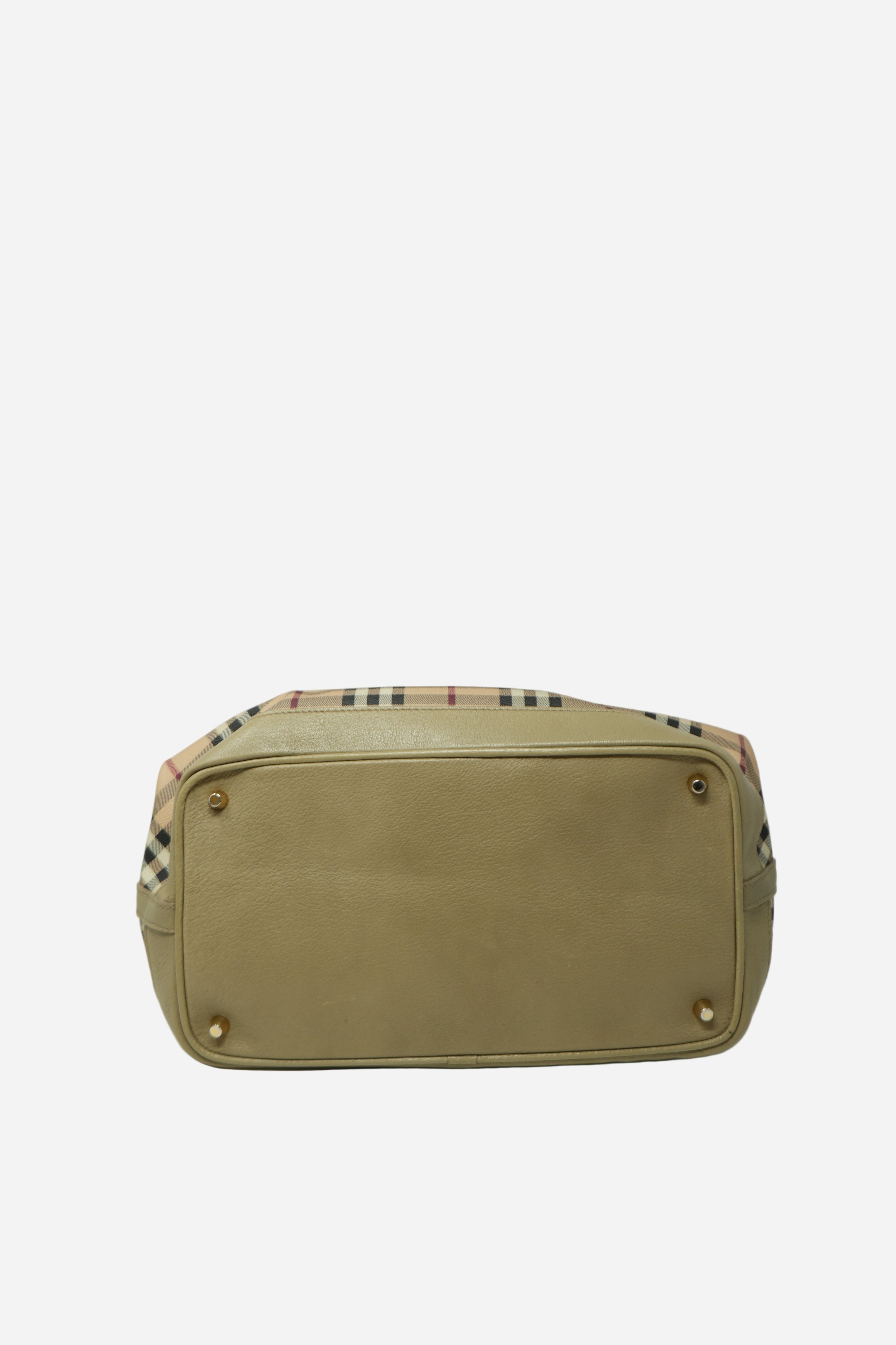 Burberry Haymarket Check Hobo Bag