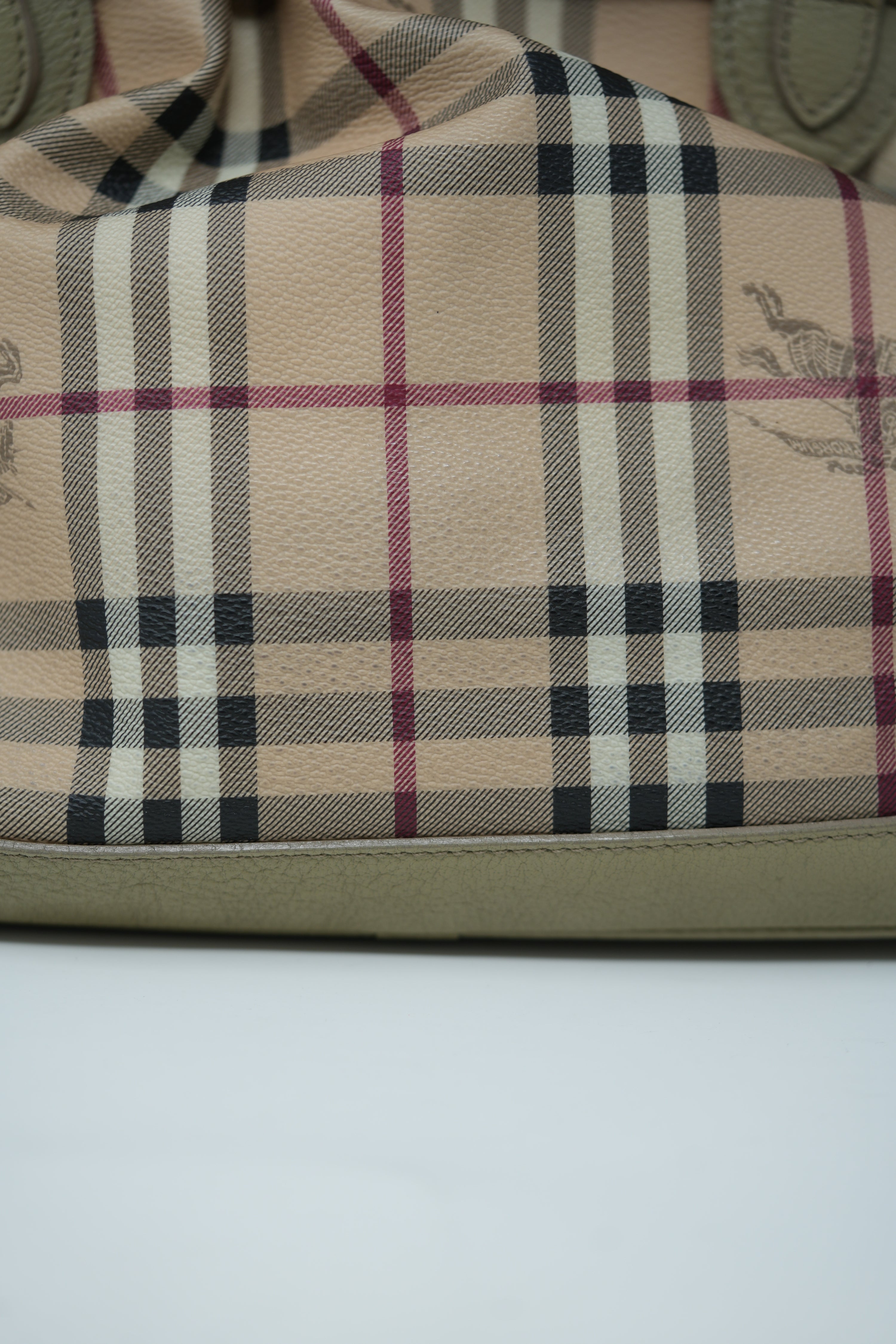 Burberry Haymarket Check Hobo Bag