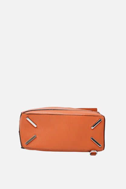 Loewe Orange Small Puzzle Bag