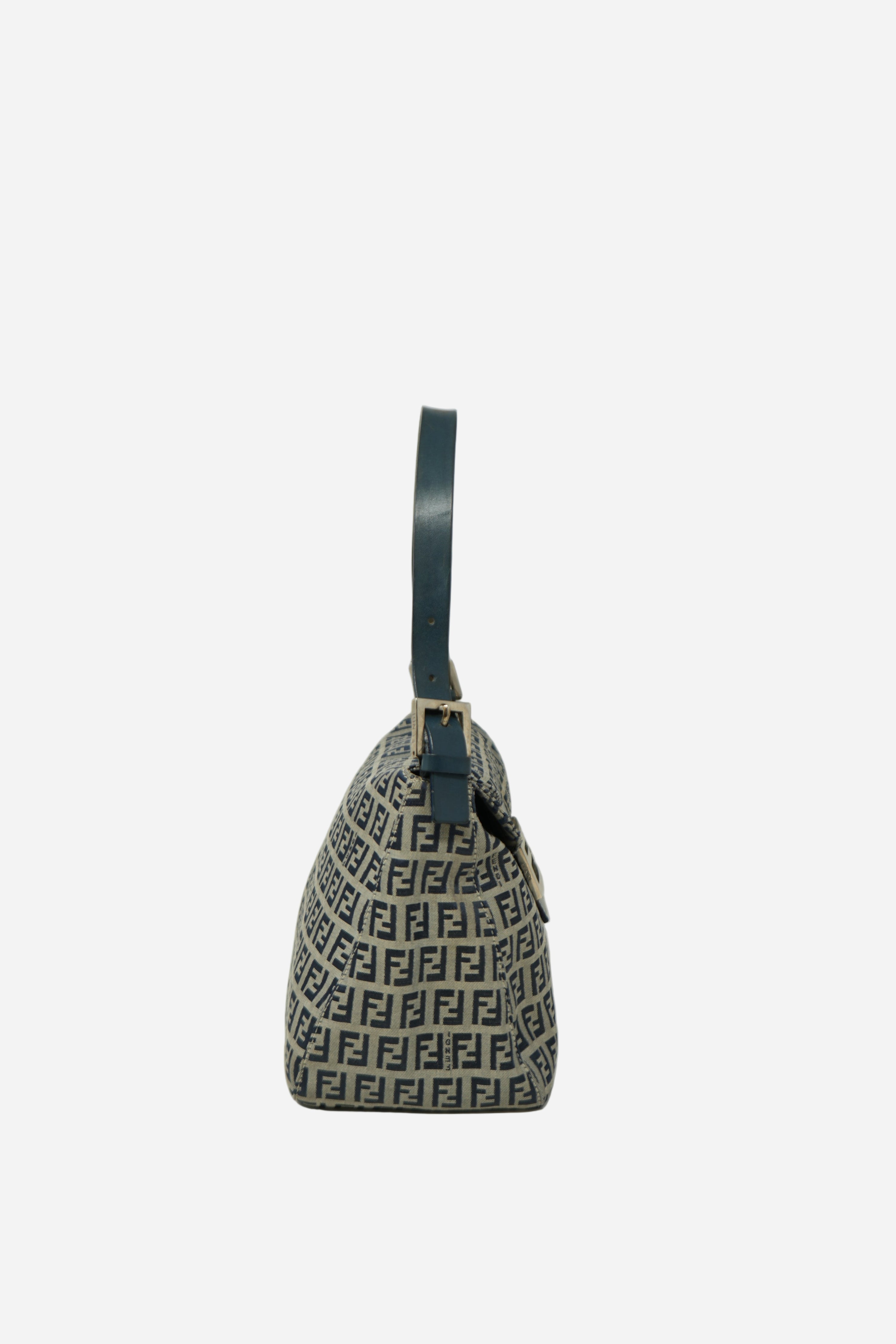 Fendi Zuccino Canvas Double Flap Bag 2000-2010