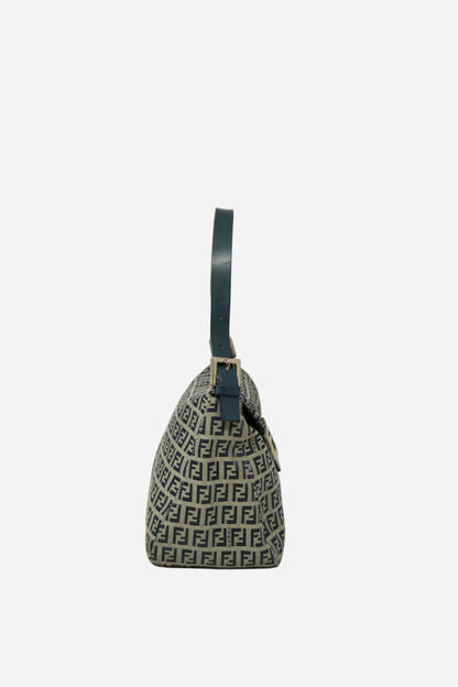 Fendi Zuccino Canvas Double Flap Bag 2000-2010