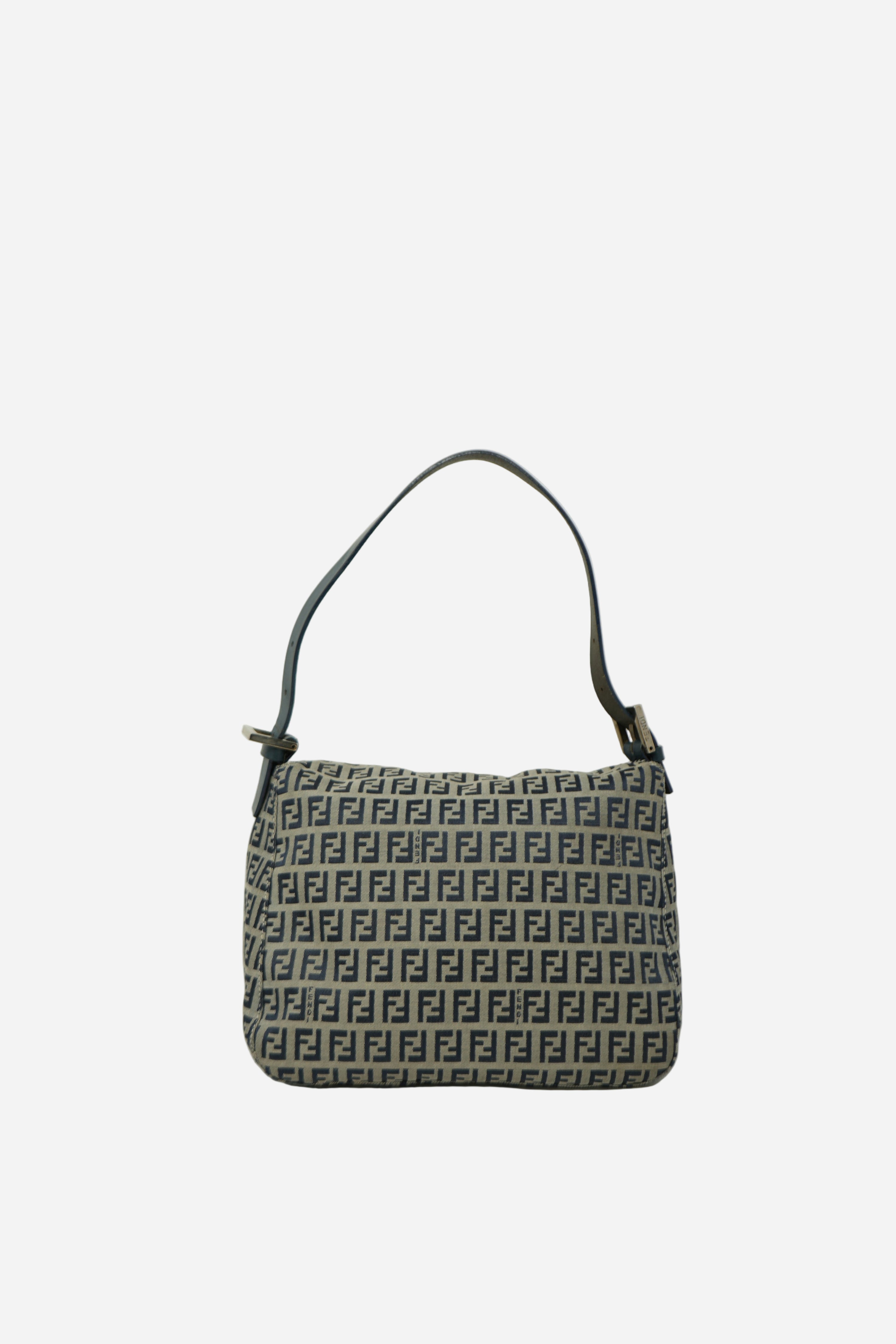 Fendi Zuccino Canvas Double Flap Bag 2000-2010