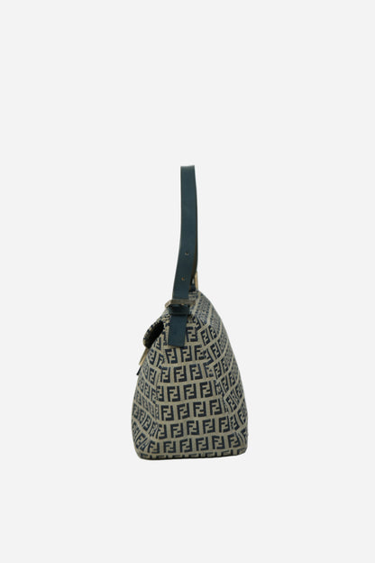 Fendi Zuccino Canvas Double Flap Bag 2000-2010