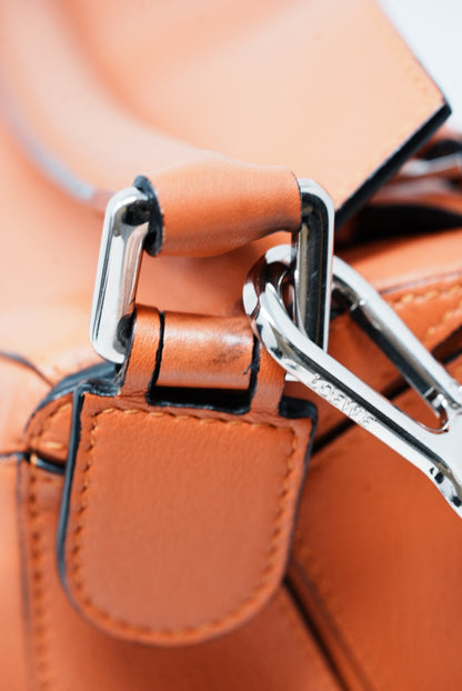 Loewe Orange Small Puzzle Bag