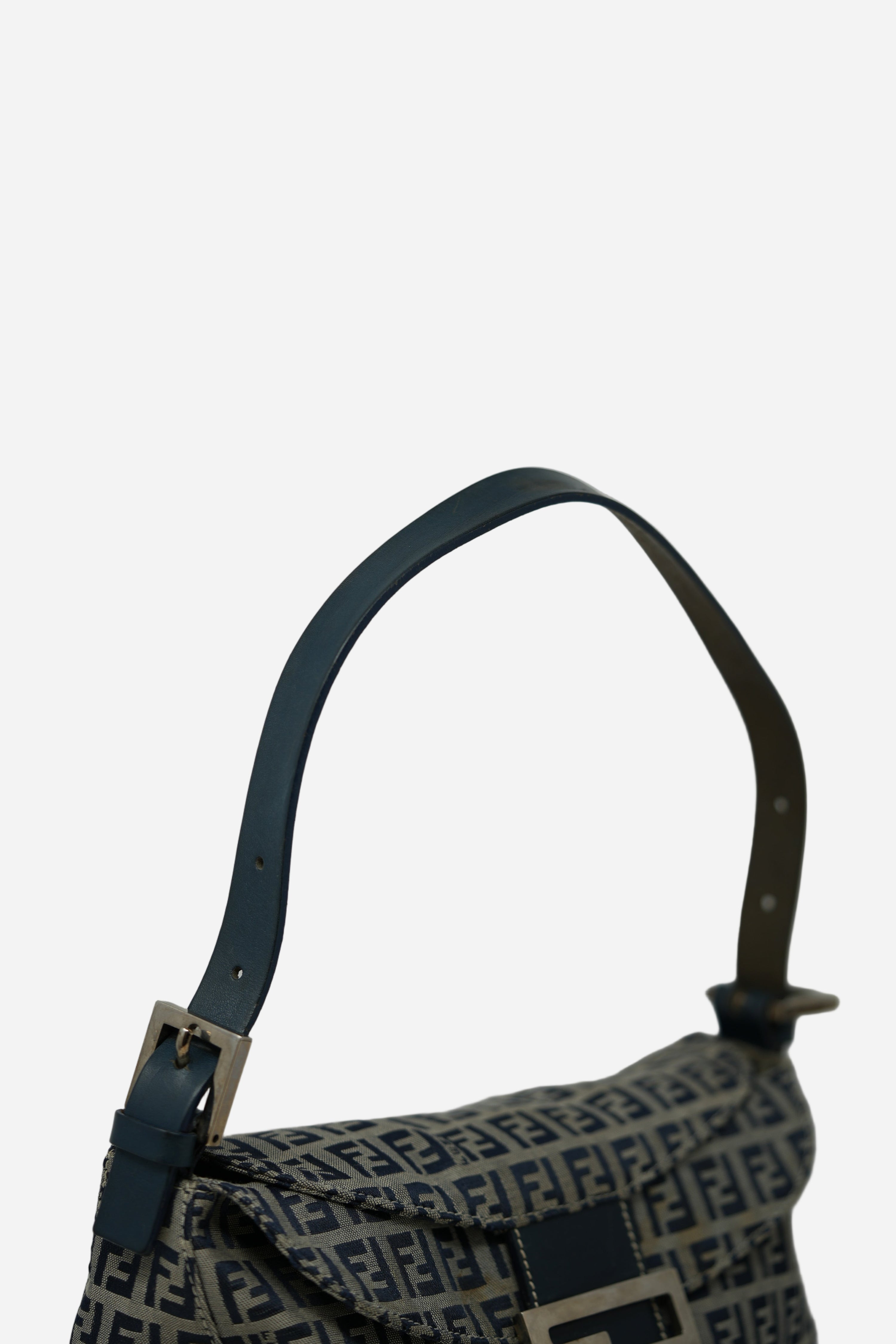 Fendi Zuccino Canvas Double Flap Bag 2000-2010