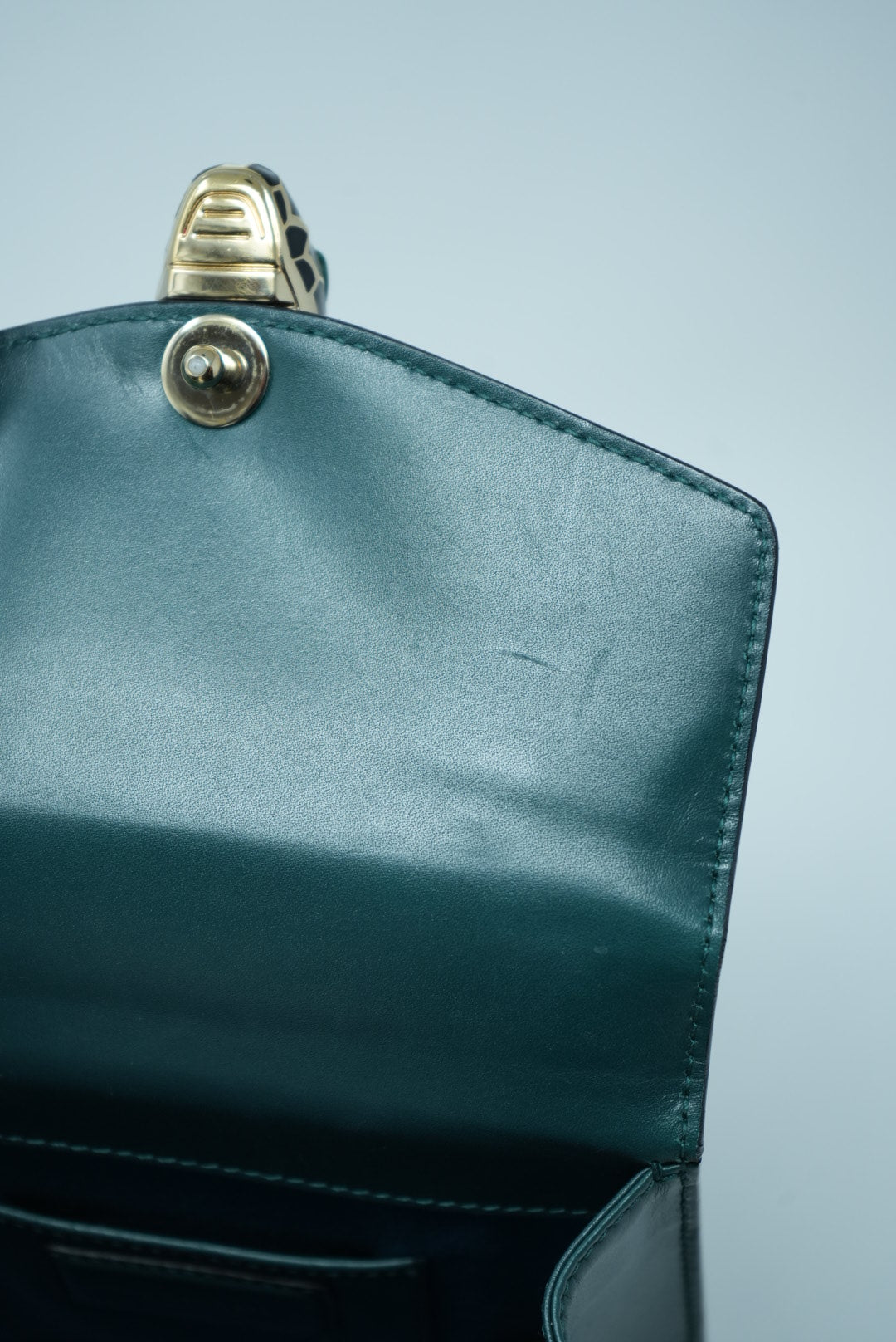Pre-owned Bvlgari SERPENTI FOREVER TOP HANDLE Bag