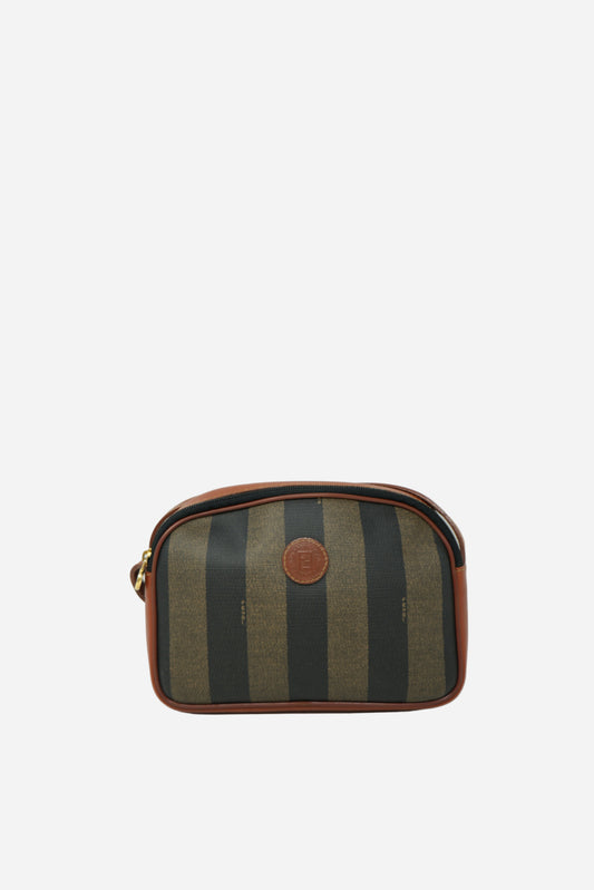 Fendi Vintage Pequin Canvas Crossbody