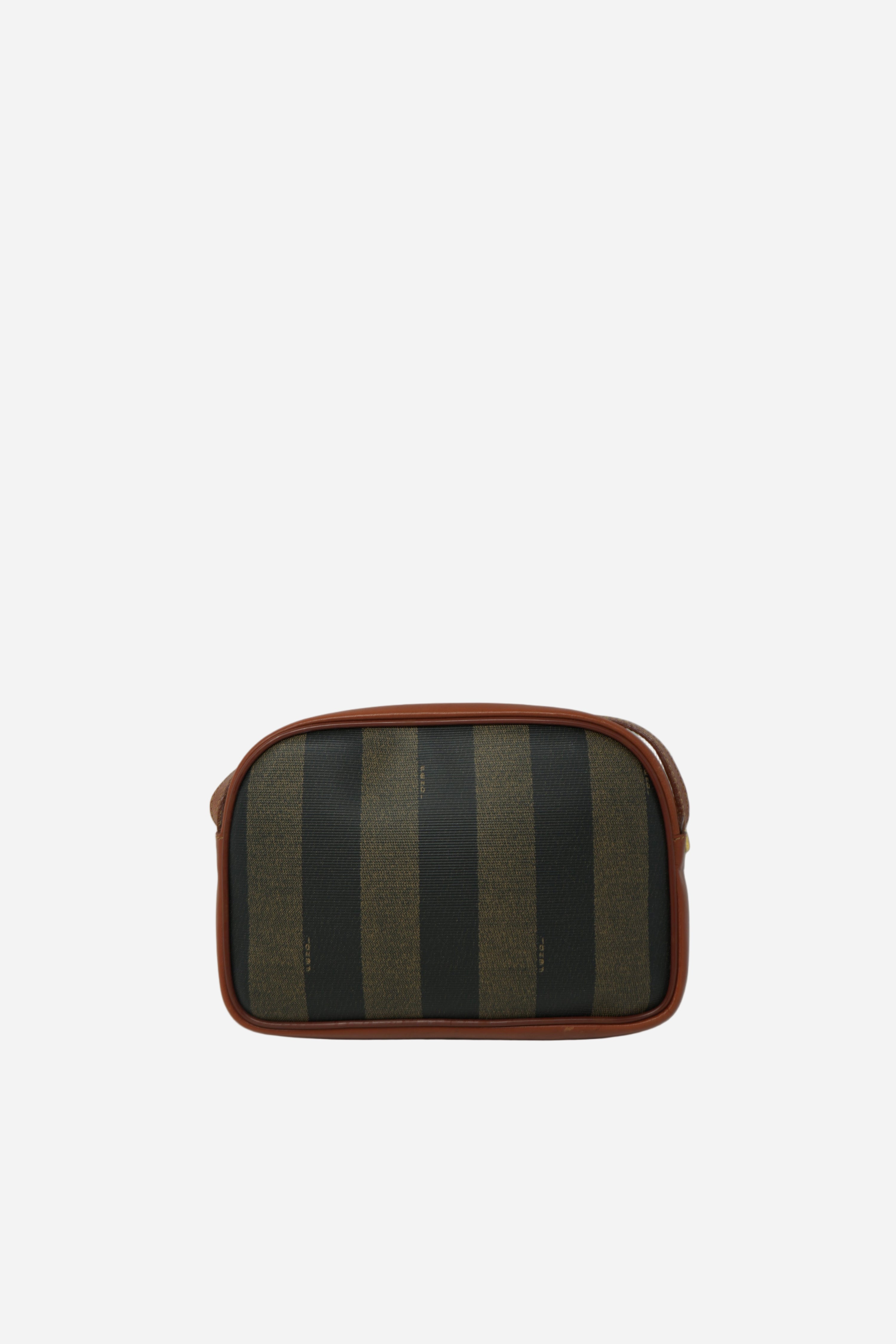 Fendi Vintage Pequin Canvas Crossbody