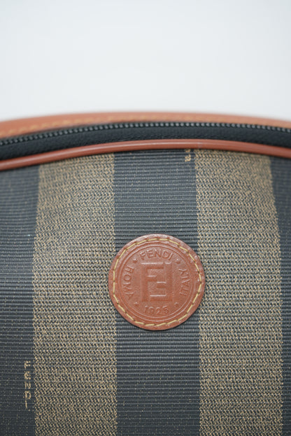 Fendi Vintage Pequin Canvas Crossbody