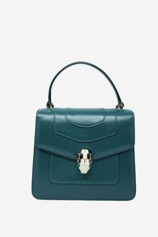 Pre-owned Bvlgari SERPENTI FOREVER TOP HANDLE Bag