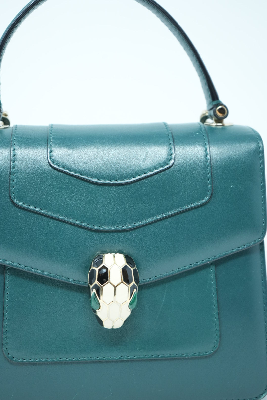 Pre-owned Bvlgari SERPENTI FOREVER TOP HANDLE Bag