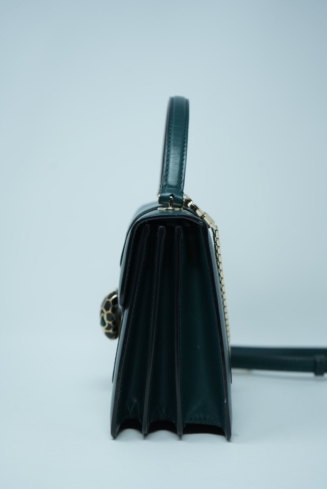 Pre-owned Bvlgari SERPENTI FOREVER TOP HANDLE Bag