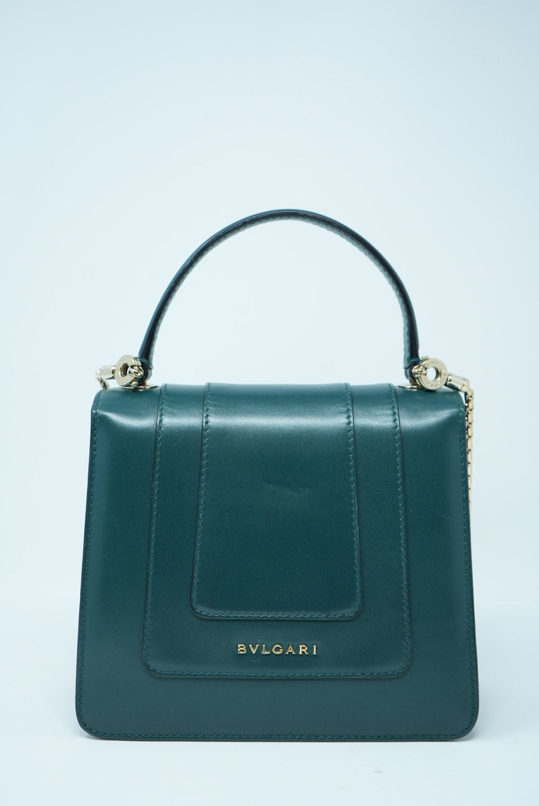 Pre-owned Bvlgari SERPENTI FOREVER TOP HANDLE Bag