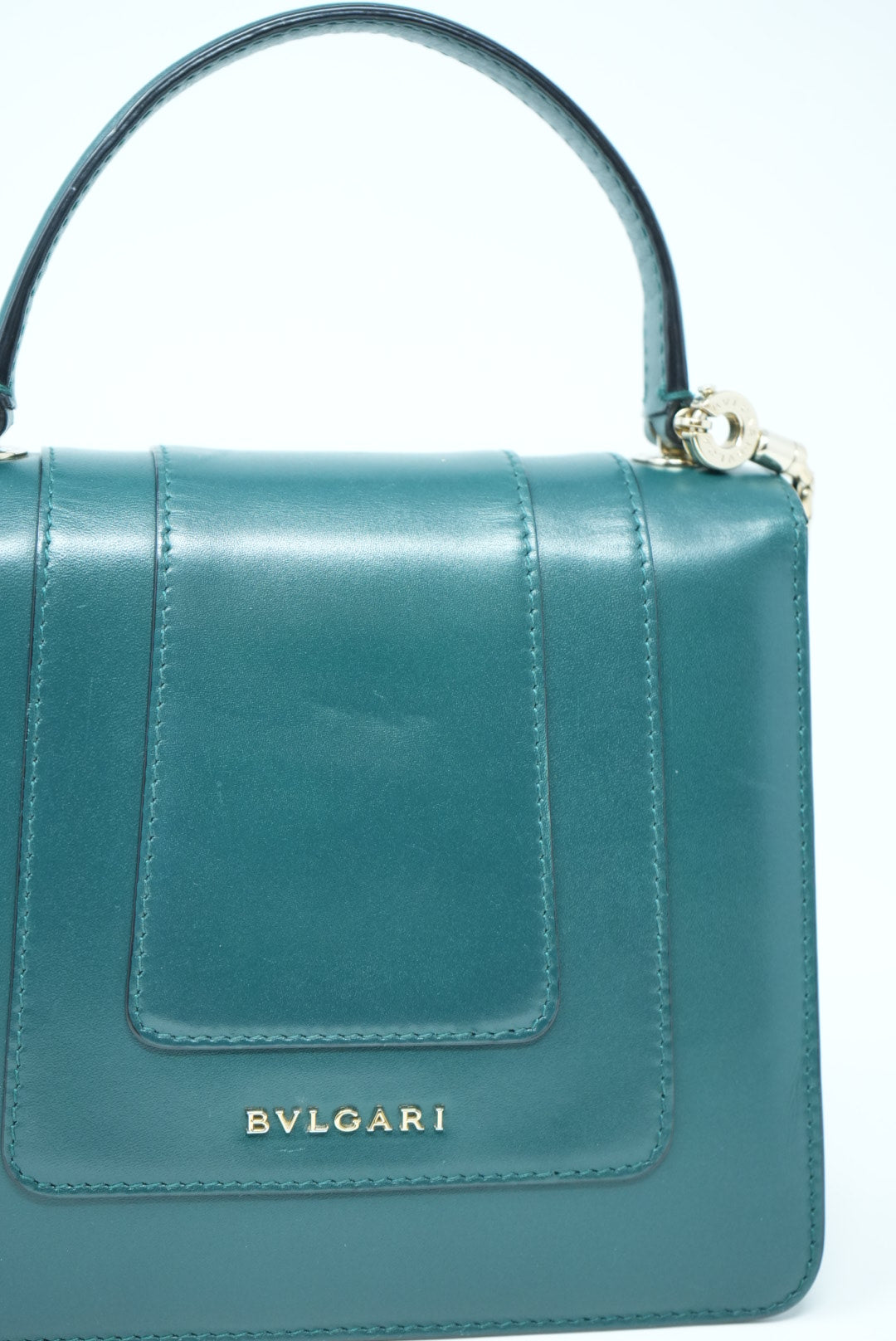 Pre-owned Bvlgari SERPENTI FOREVER TOP HANDLE Bag