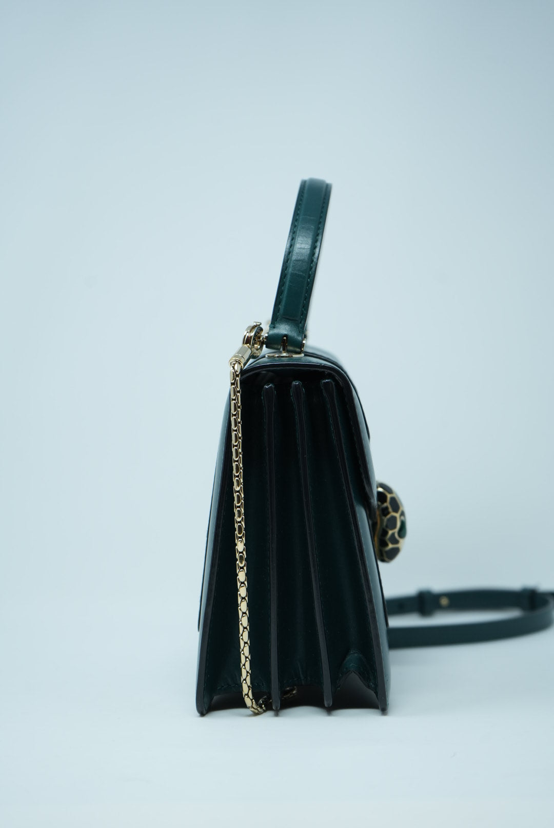 Pre-owned Bvlgari SERPENTI FOREVER TOP HANDLE Bag