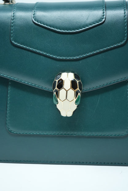 Pre-owned Bvlgari SERPENTI FOREVER TOP HANDLE Bag