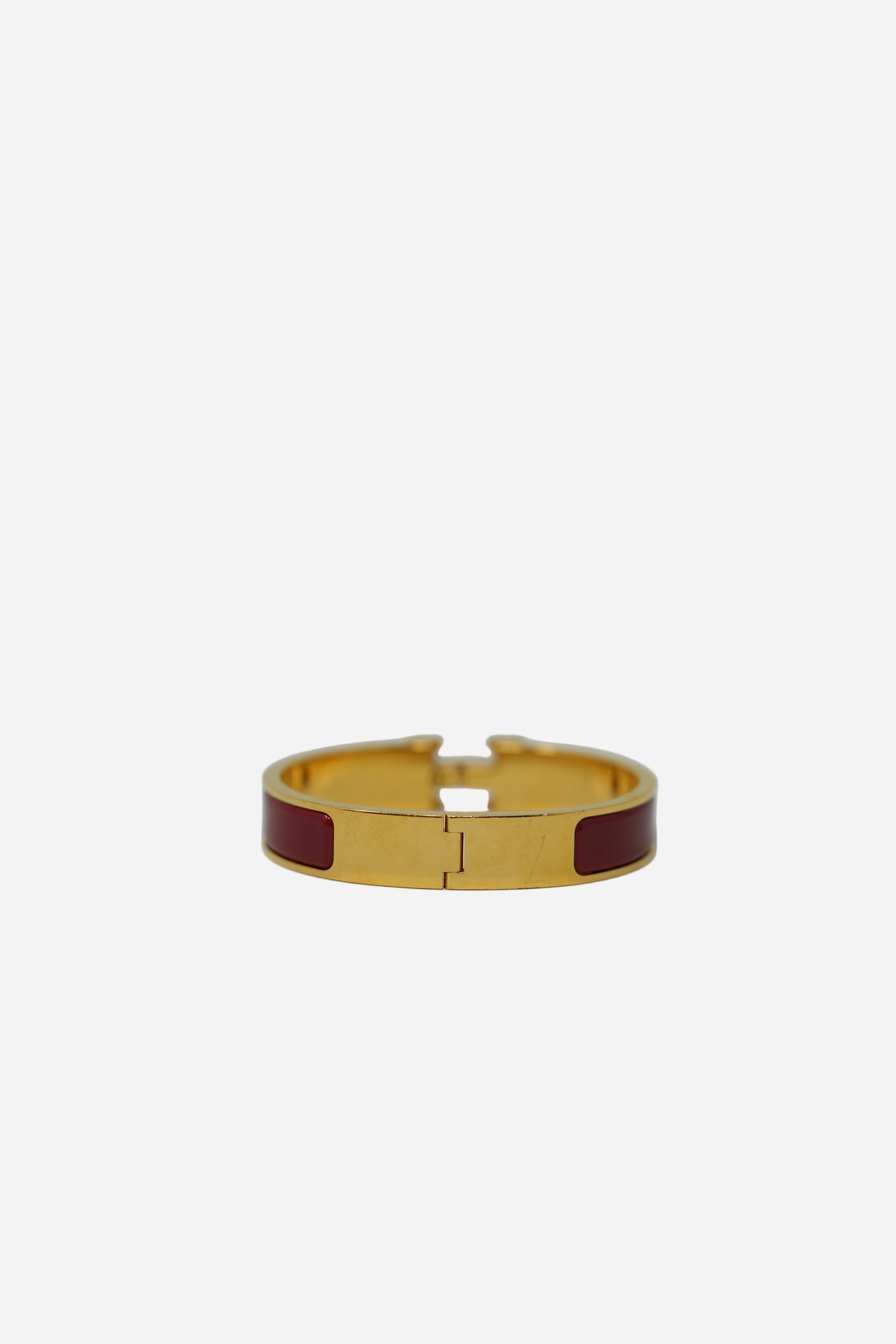 Hermes Clic H Bracelet Red