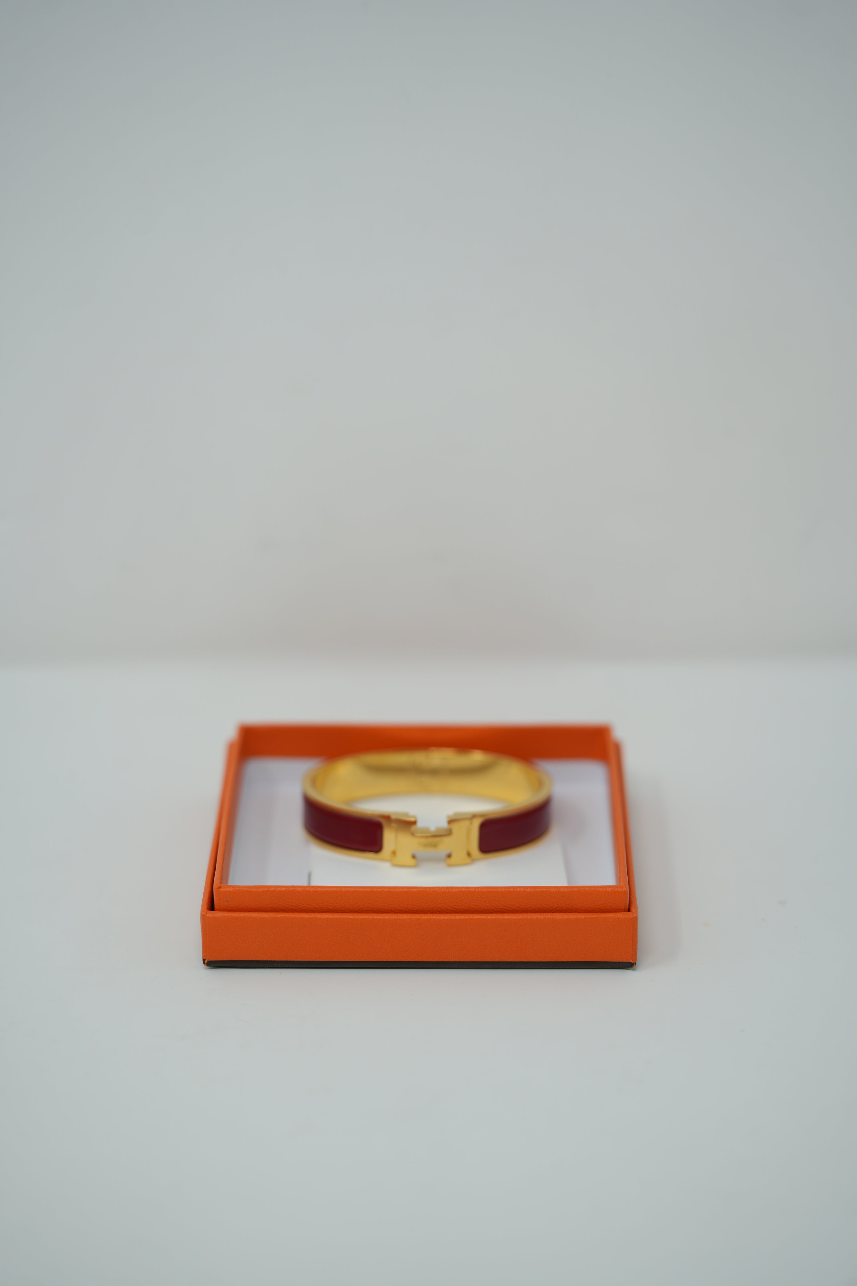 Hermes Clic H Bracelet Red