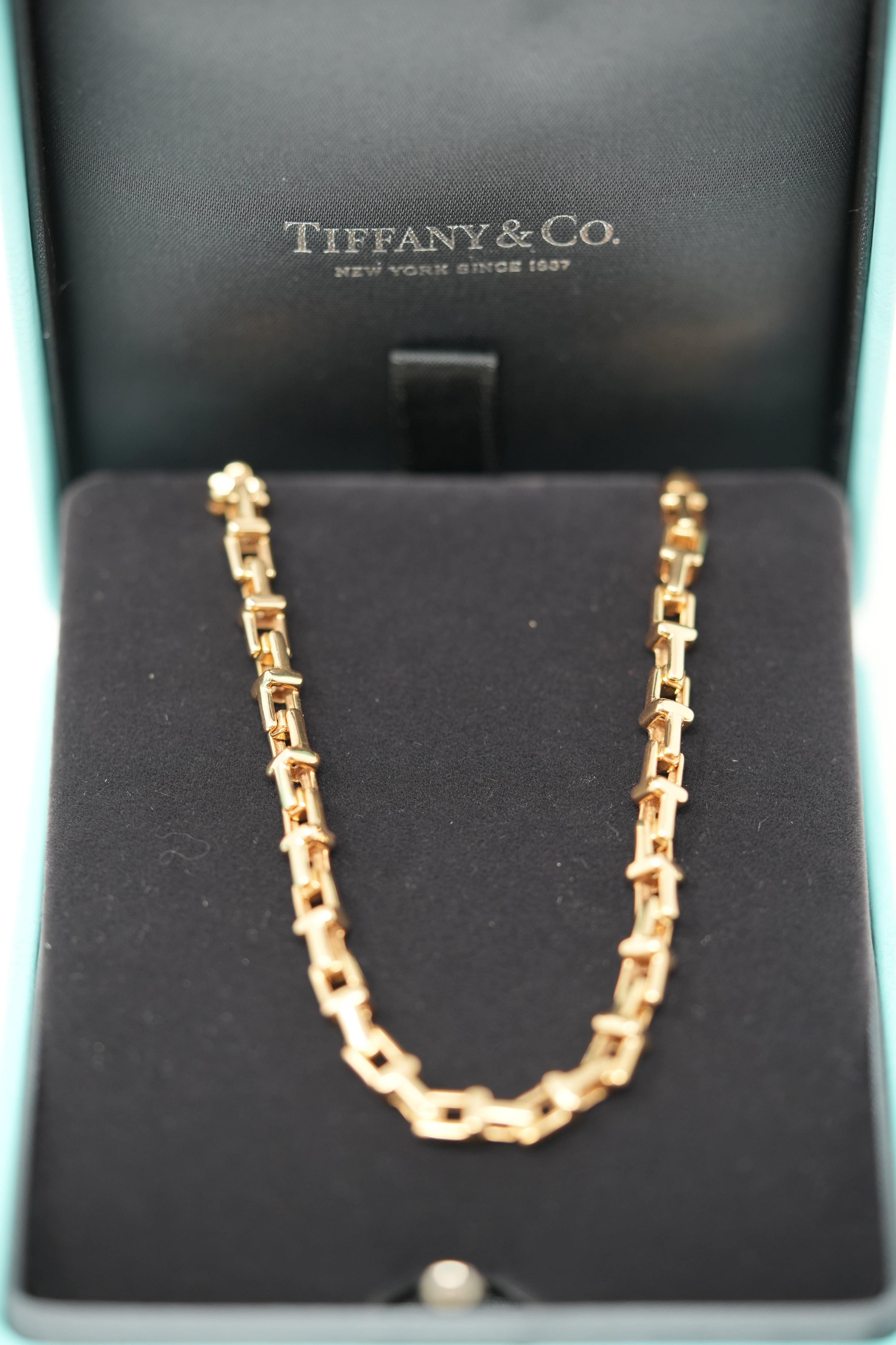 Tiffany Narrow T Chain Bracelet