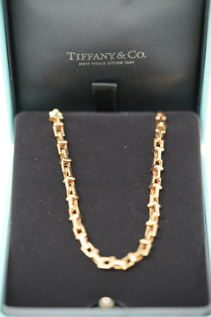 Tiffany Narrow T Chain Bracelet