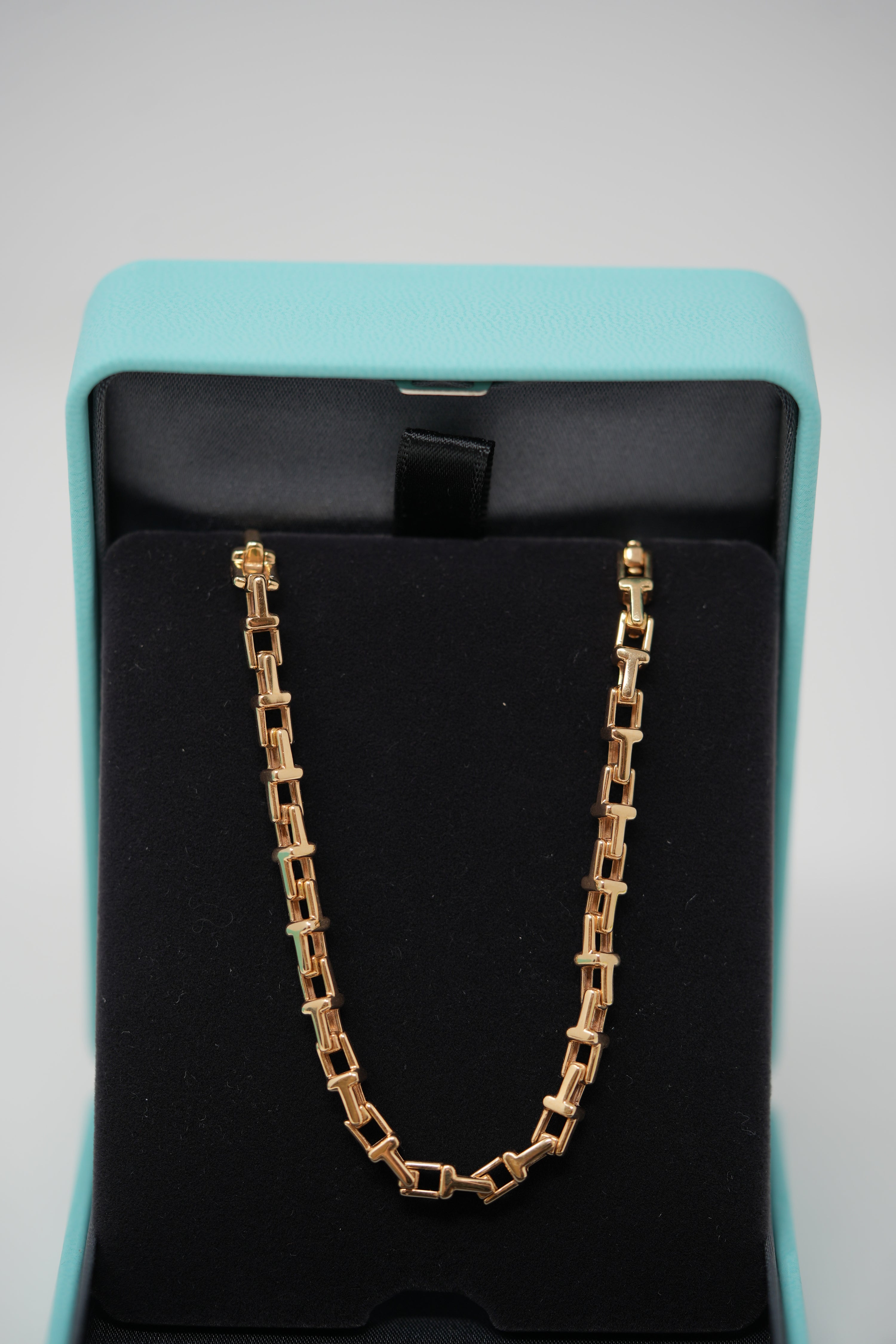Tiffany Narrow T Chain Bracelet