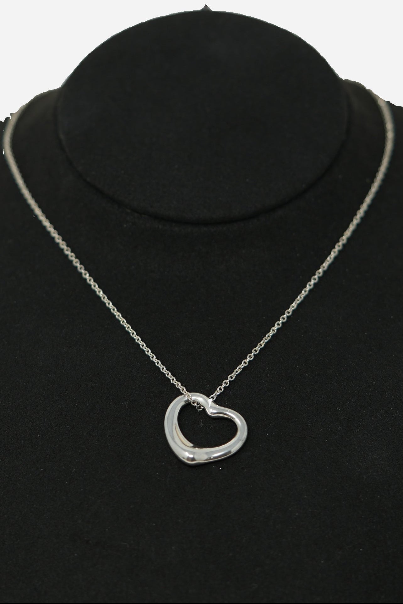 Tiffany Elsa Heart Pendant In Silver