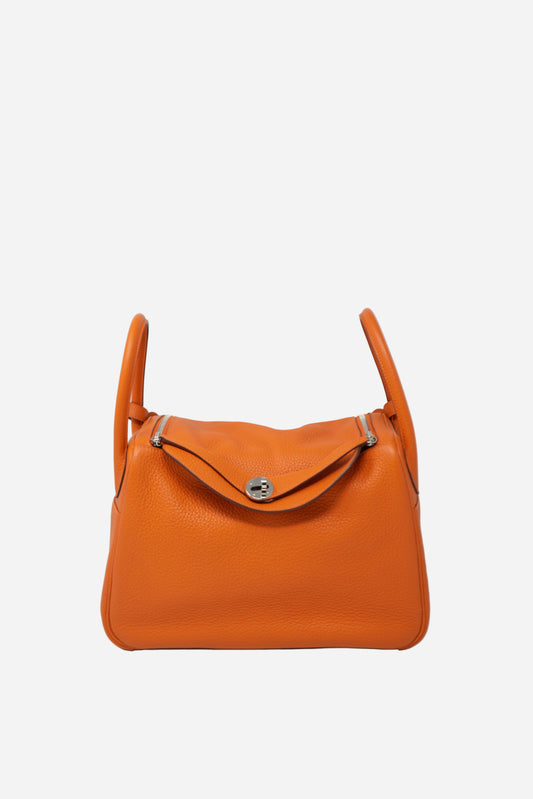 Hermes Lindy 30 TC Leather Handbag T 2015
