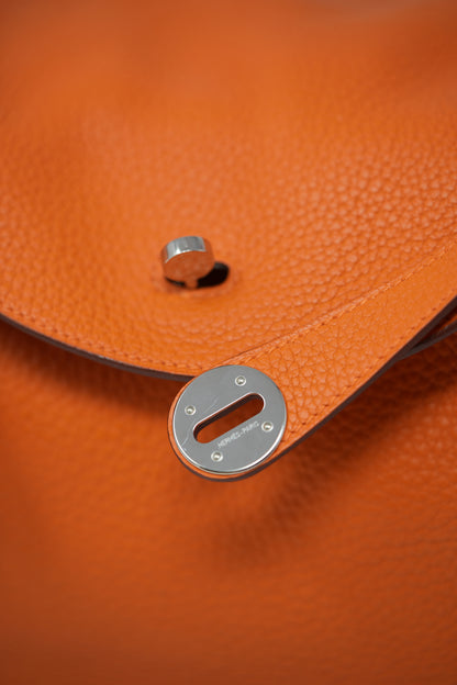 Hermes Lindy 30 TC Leather Handbag T 2015