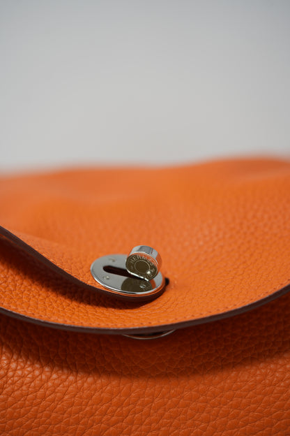 Hermes Lindy 30 TC Leather Handbag T 2015