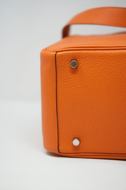 Hermes Lindy 30 TC Leather Handbag T 2015