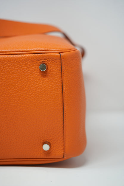 Hermes Lindy 30 TC Leather Handbag T 2015
