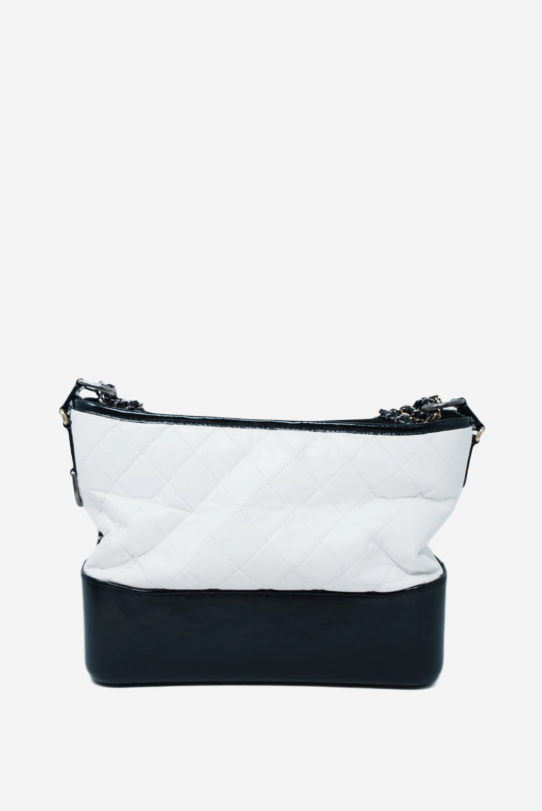 Pre-Owned Chanel Gabrielle Hobo Medium White 2019