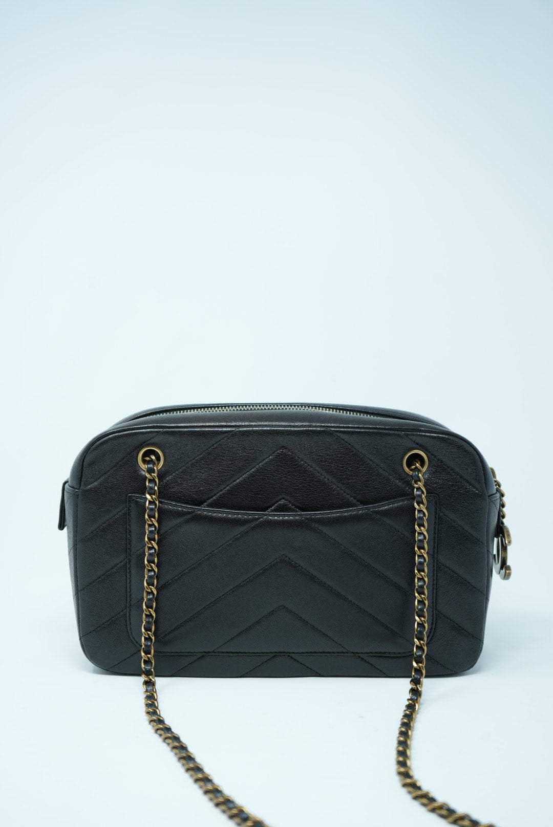 Pre-Owned Chanel Black Camera Crossbody/Shoulder Bag