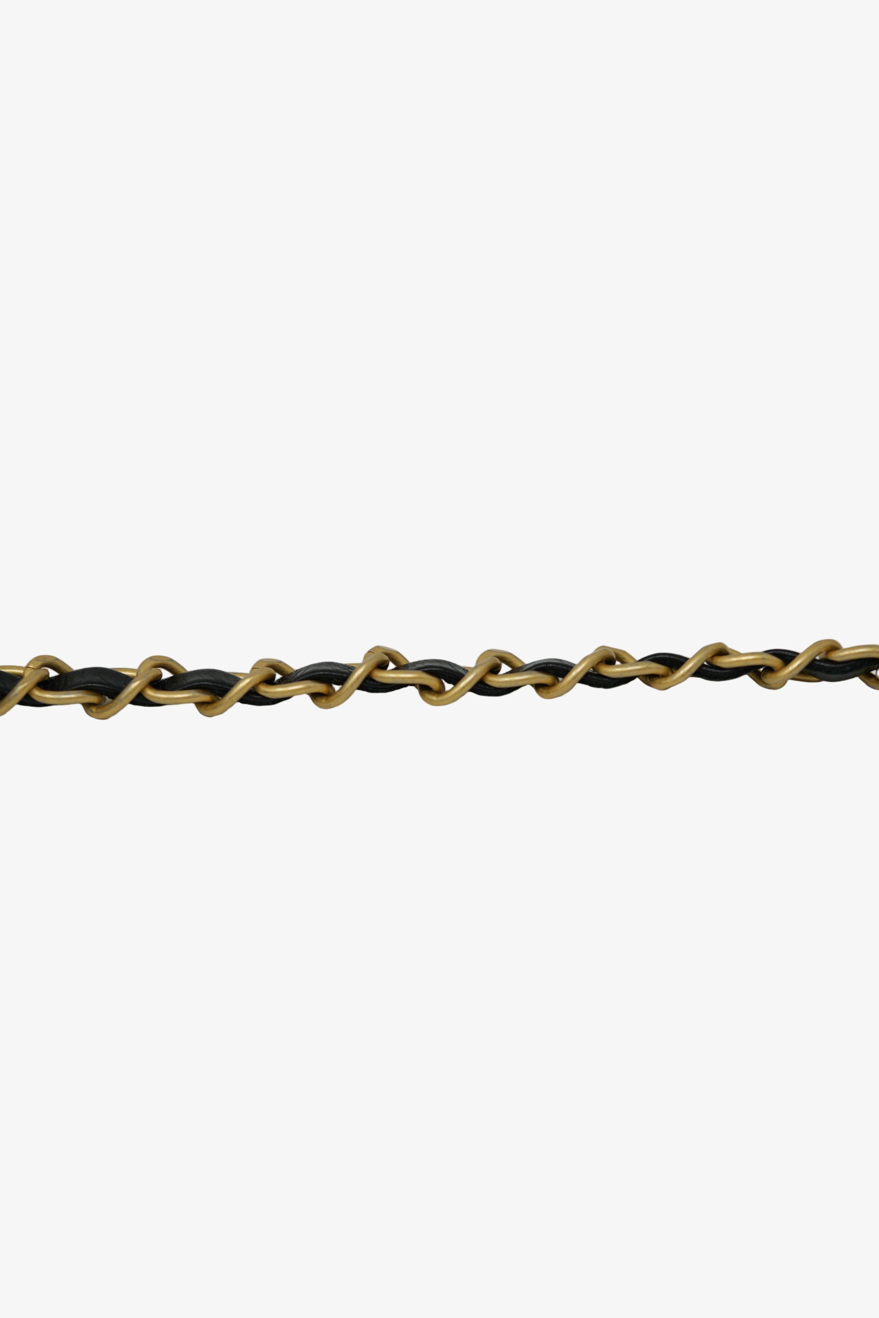 pre-owned Chanel Chevron Coco Handle Medium