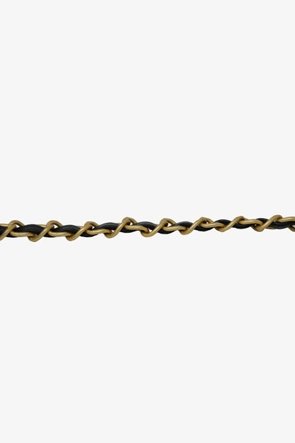 pre-owned Chanel Chevron Coco Handle Medium