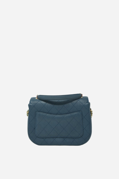 Pre-Owned Chanel Cuba Top Handle Flap Bag