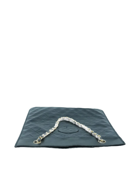 Pre-Owned Chanel Lambskin Tote Black