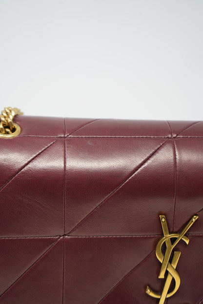Saint Laurent Red Jamie Leather Handbag
