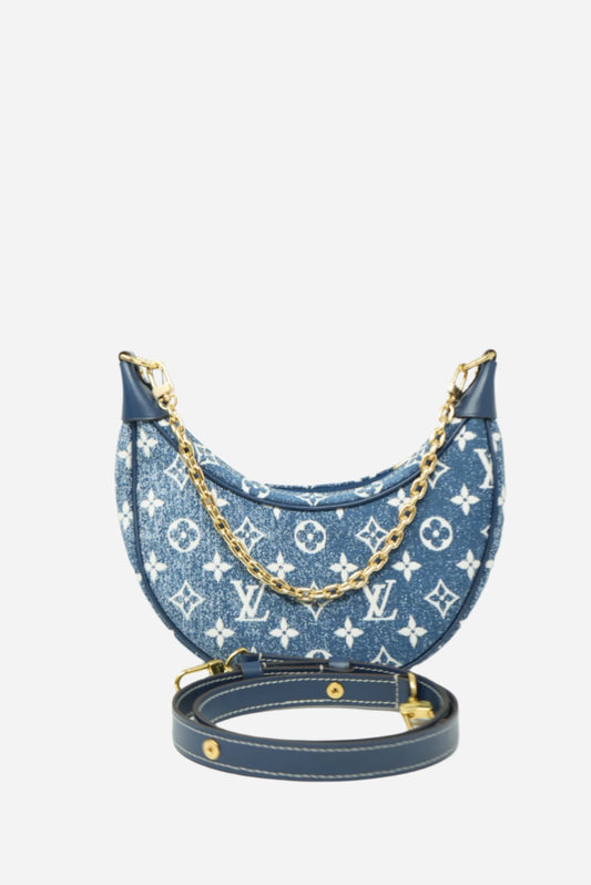 Louis Vuitton Jacquard Blue Denim Loop