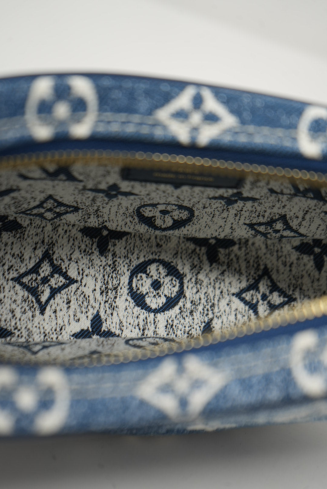 Louis Vuitton Jacquard Blue Denim Loop