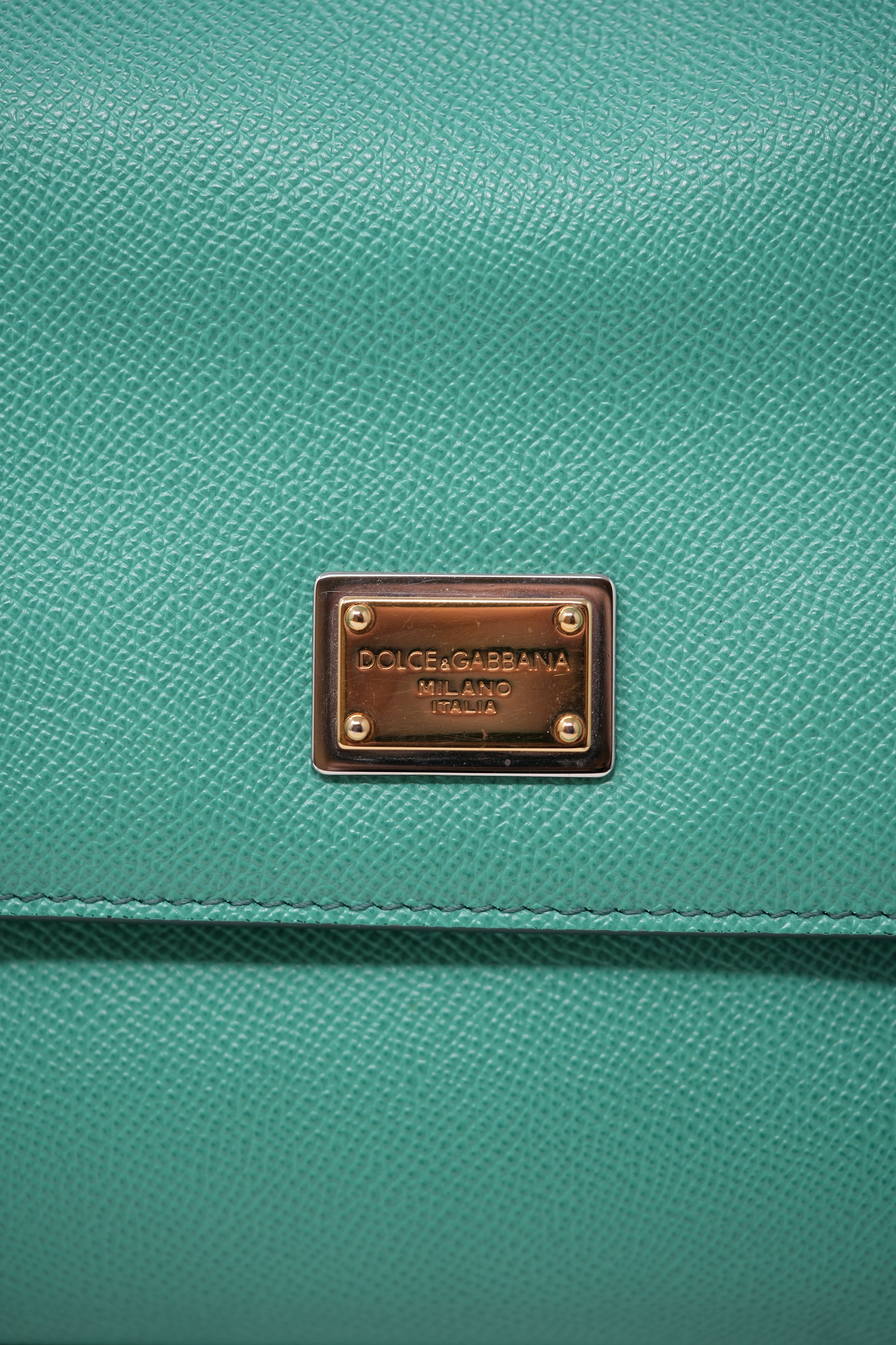 Dolce & Gabbana Green Medium Sicily Handbag