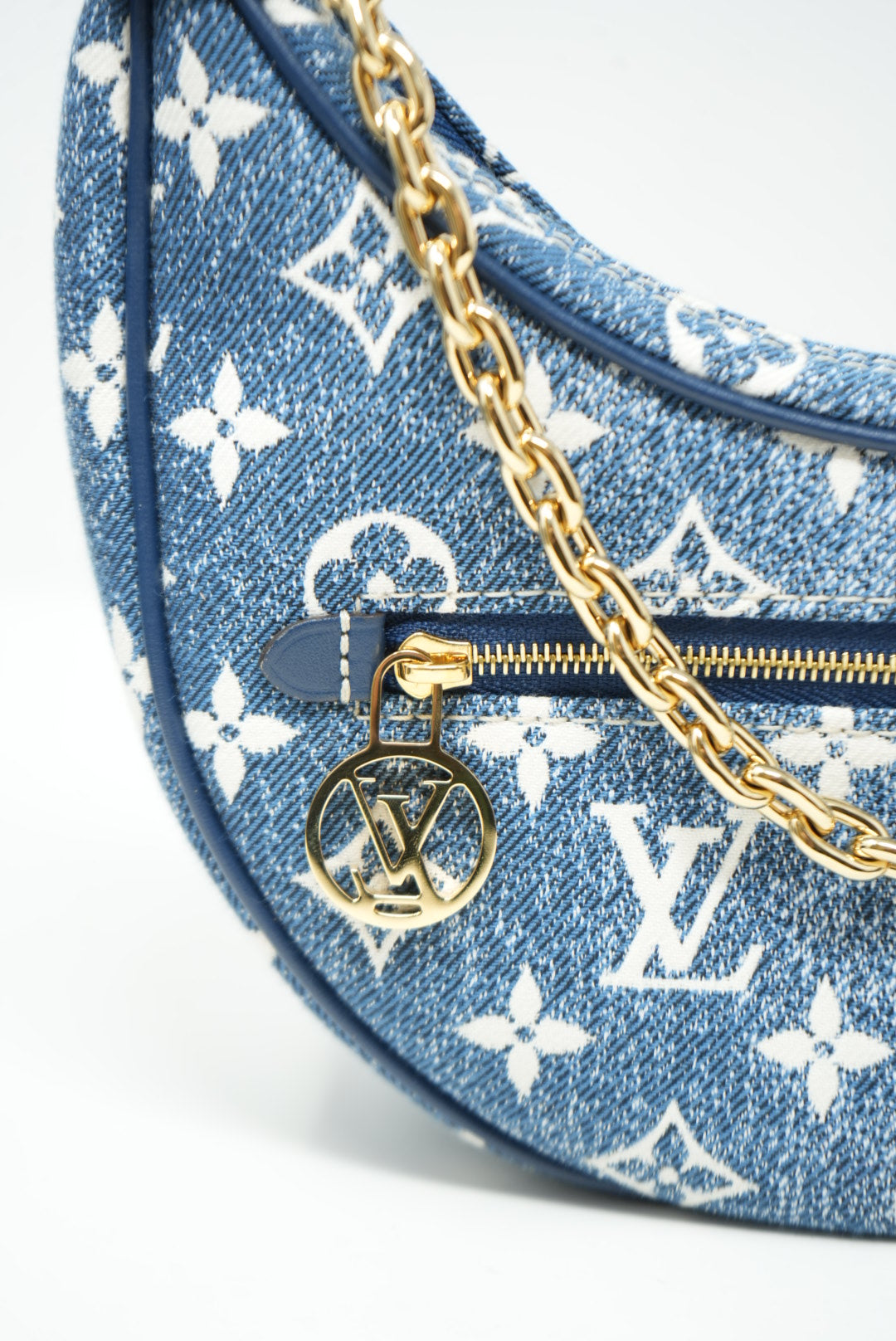 Louis Vuitton Jacquard Blue Denim Loop