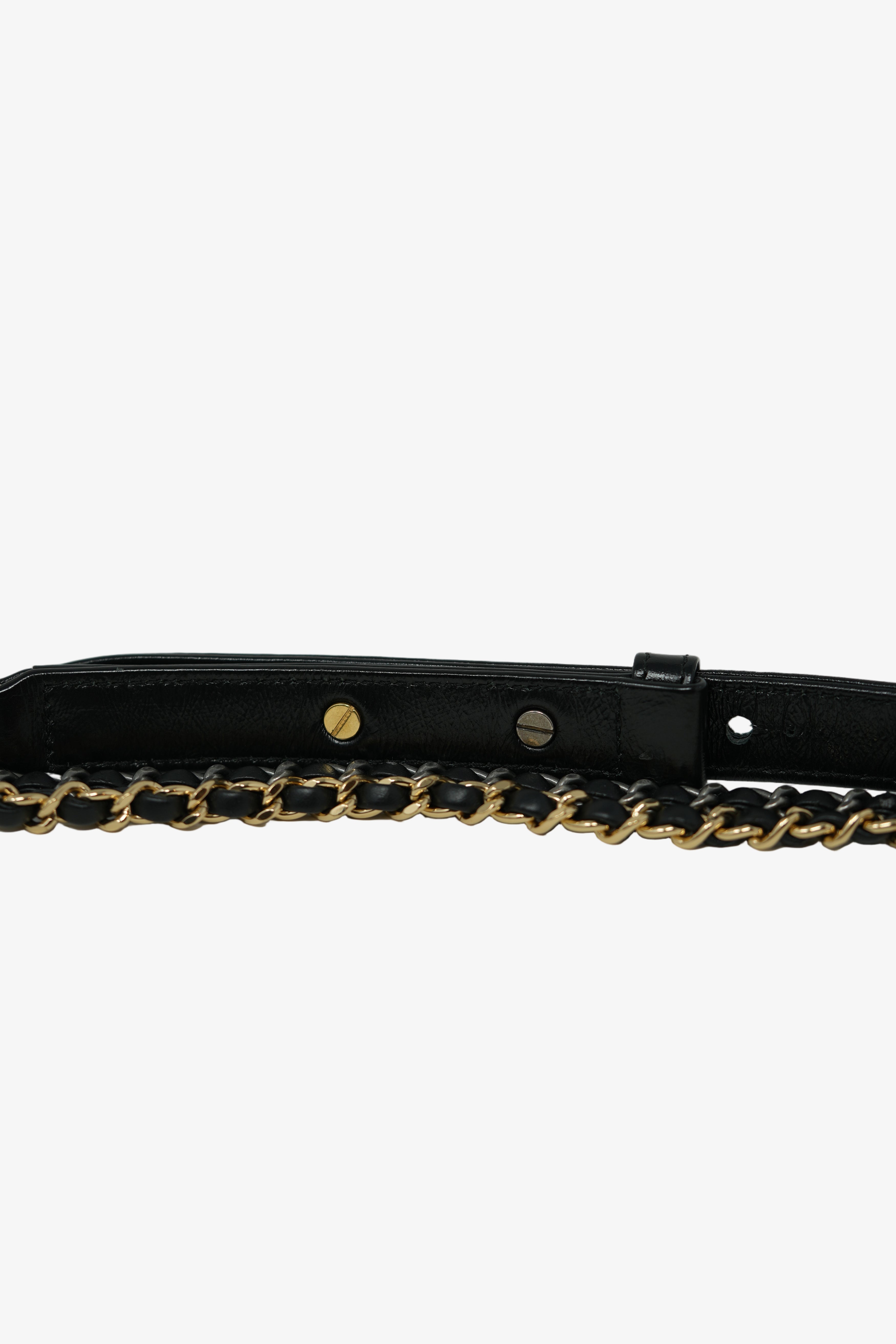 Pre-owned Chanel Small Navy/Black Gabrielle Hobo Bag