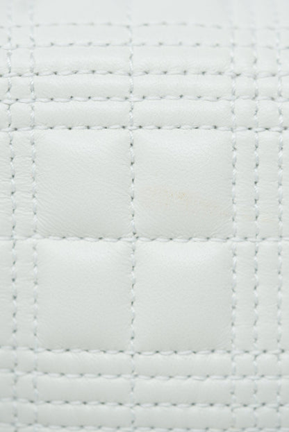 Burberry White Leather Lola Shoulder Bag