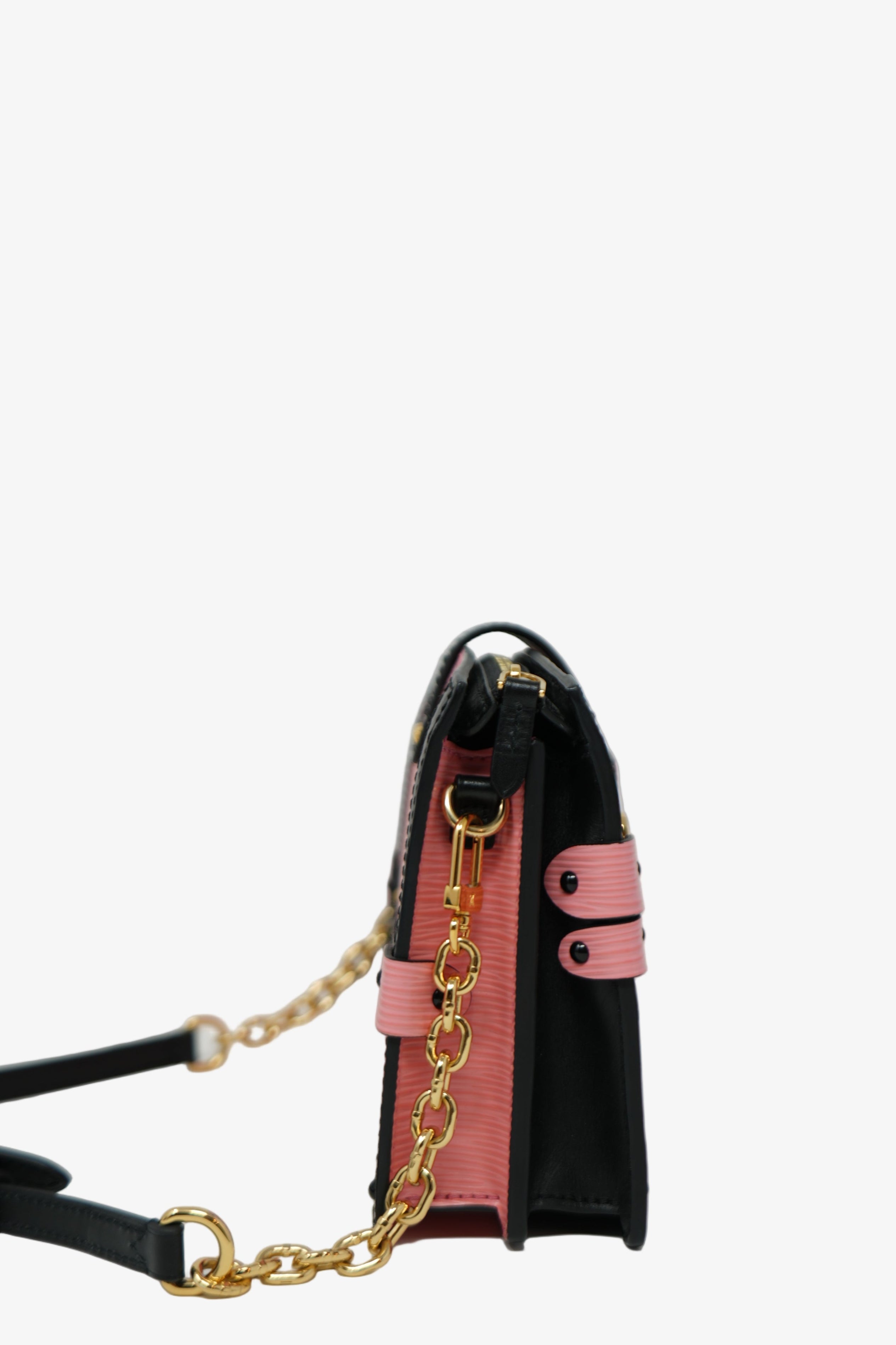 Louis Vuitton 2018 Pink Epi Leather Trunk Clutch