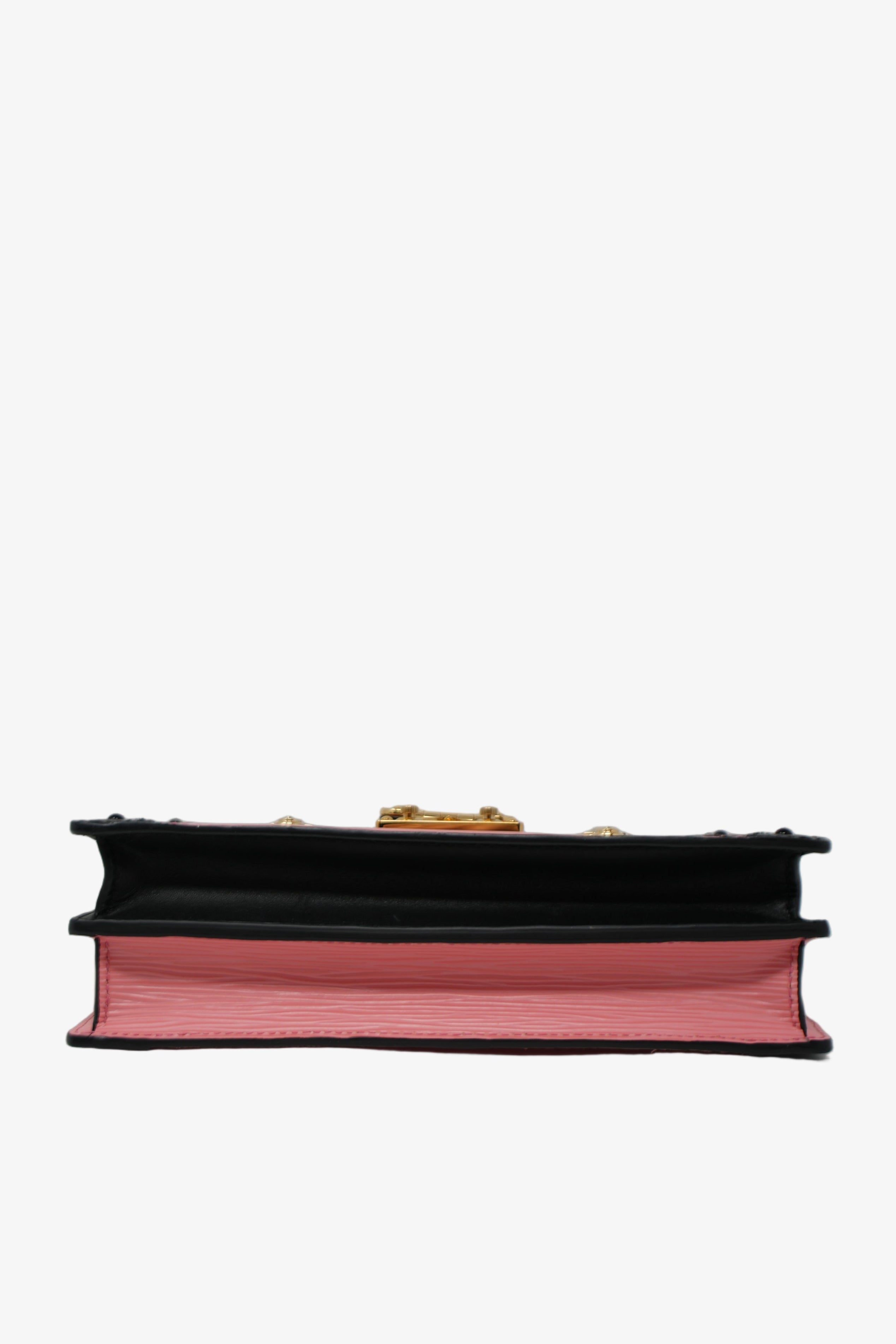 Louis Vuitton 2018 Pink Epi Leather Trunk Clutch