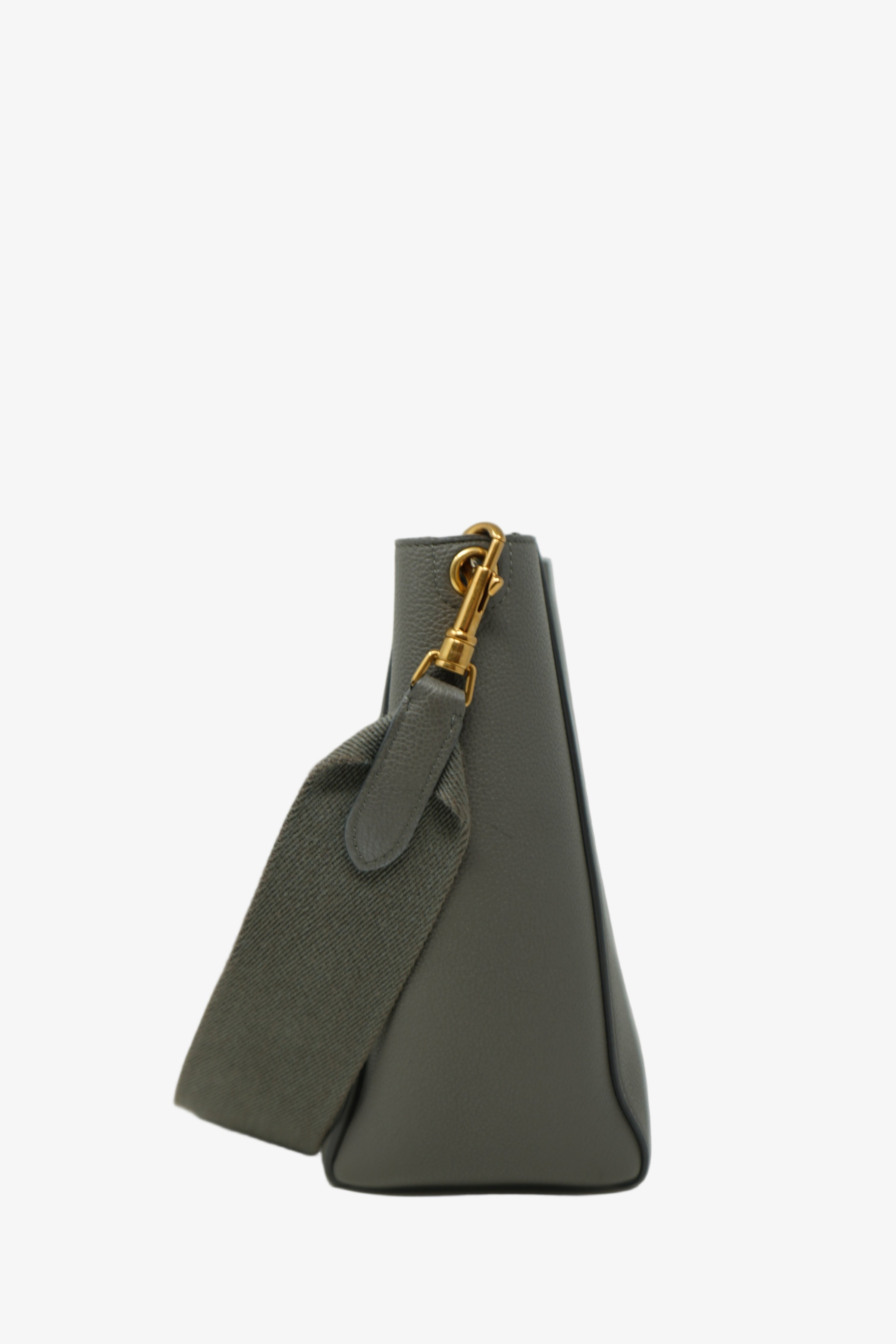 Celine Small Leather Sangle Bucket Bag