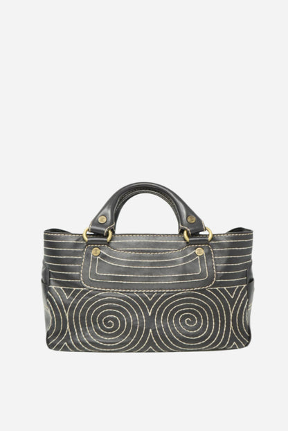 Celine Vintage Brown Leather Handbag