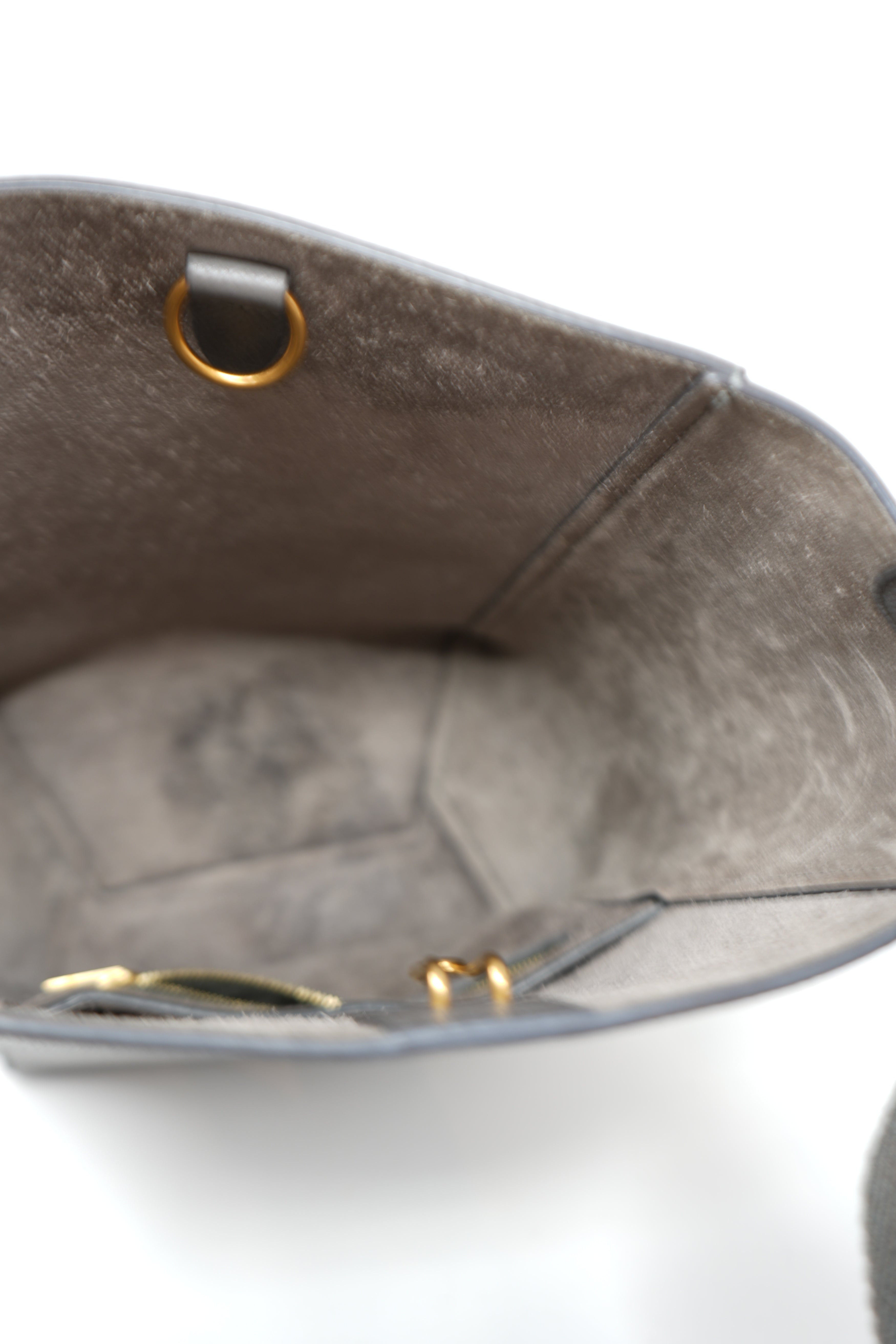 Celine Small Leather Sangle Bucket Bag