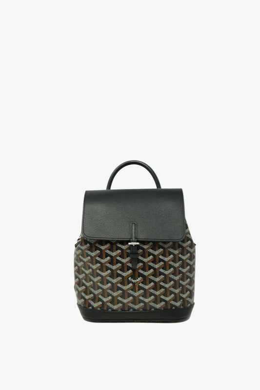 Goyard Goyardine Calfskin Mini Alpin Backpack Black
